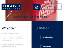 Tablet Screenshot of logonetpromotion.com